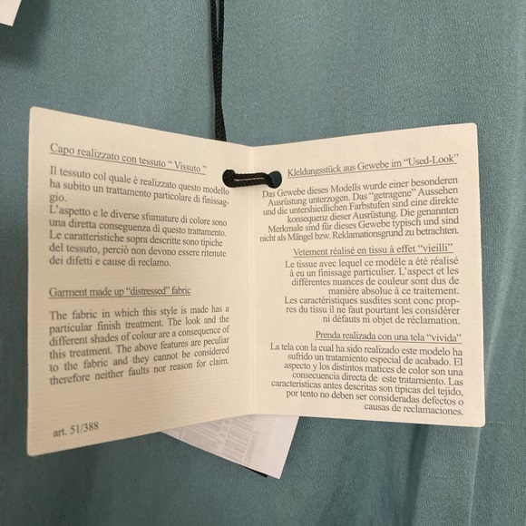 Maxmara Weekend NWT Ghiglia A-line Midi Dress Brushed Satin Linen Water Blue - Picture 9 of 16